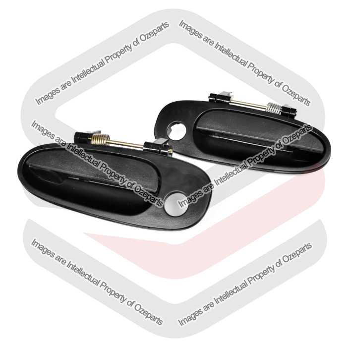 Door Handle Outer  Front (Black) (SET LH+RH)