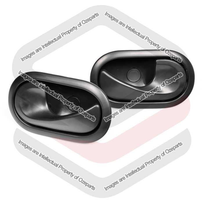 Door Handle Inner FRONT (Texture Dark Grey) (SET LH+RH)