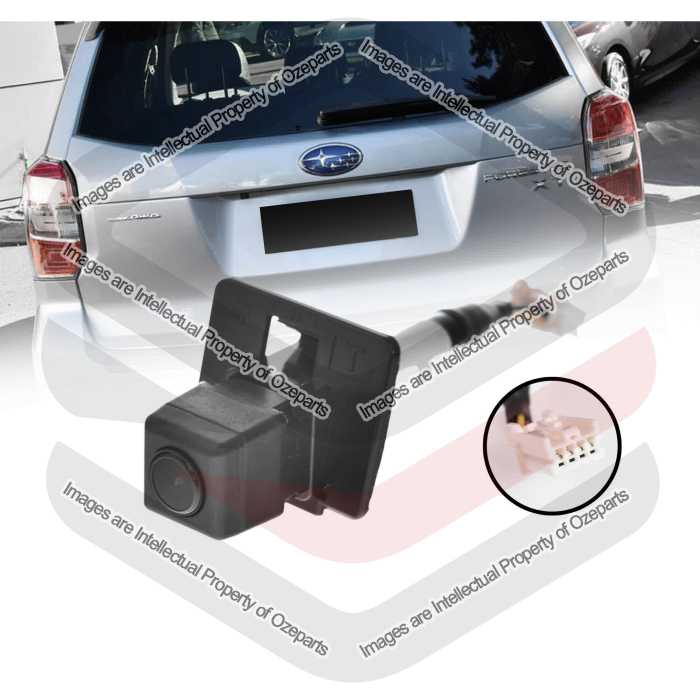 Back Up Rear View Tailgate Reverse Camera For Subaru Forester SJ 2012~2016