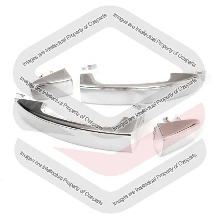 Door Handle Outer  Rear (Chrome) (SET LH+RH)