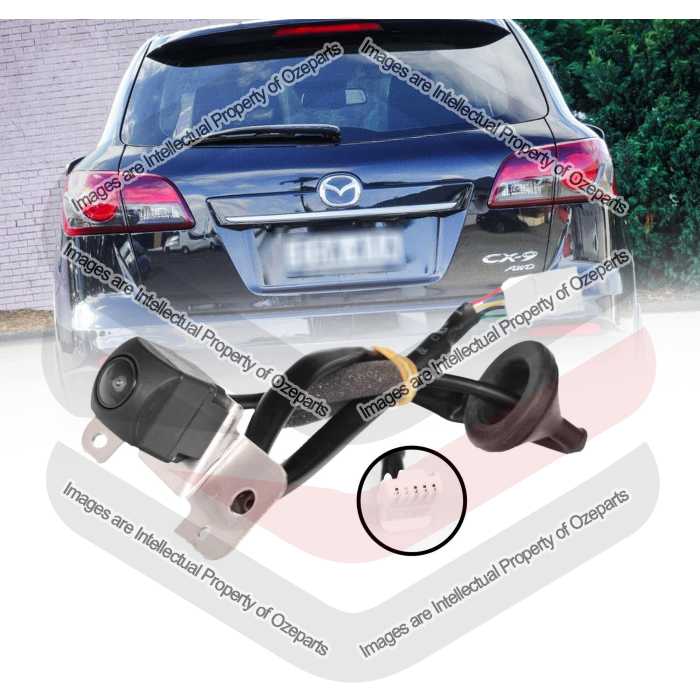 Back Up Rear View Tailgate Reverse Camera For Mazda CX9 TB Series 5 2012~2015