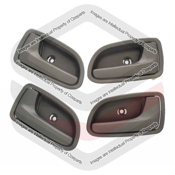 Door Handle Inner (Dark Grey) (Set 4 Pcs)