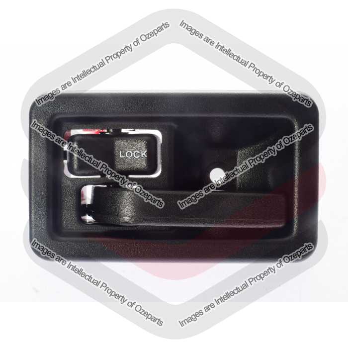 LH LHS Left Hand Inner Door Handle Texture Black For Jeep Wrangler TJ 1996~2007