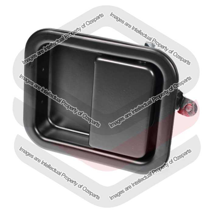 LH LHS Left Hand OUTER Door Handle Matte Black For Jeep Wrangler TJ 1996~2007
