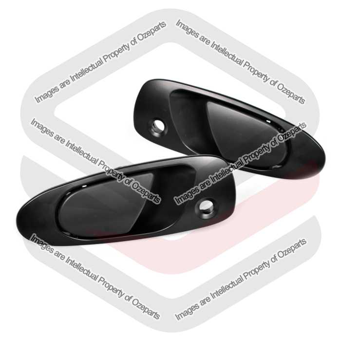 Door Handle Outer  FRONT (Smooth Black) (SET LH+RH)