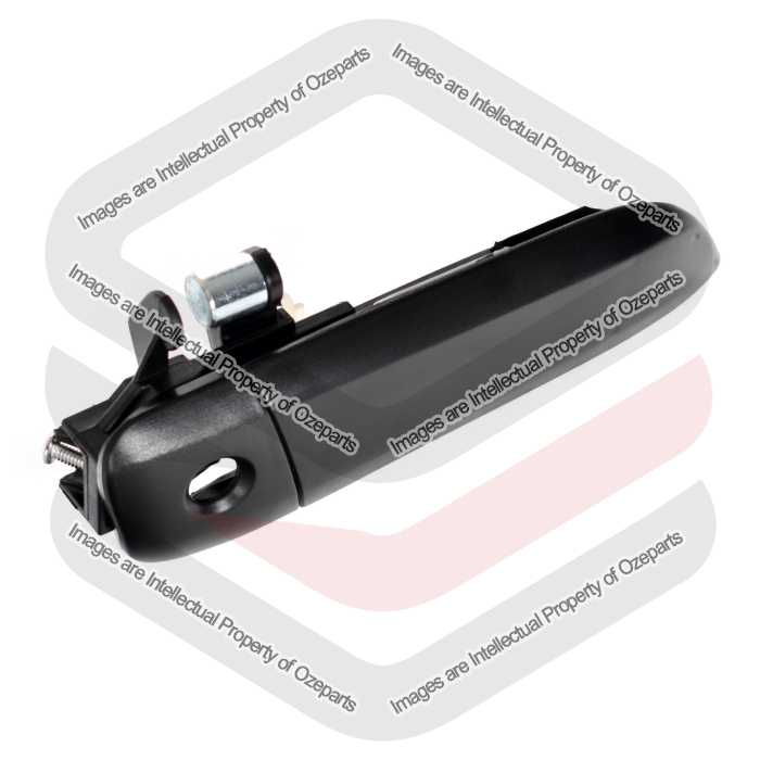 Door Handle Outer   Front (Black)