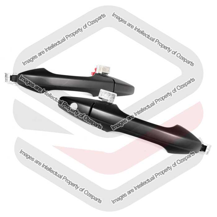 Door Handle Outer (Black)  Front (SET LH+RH)