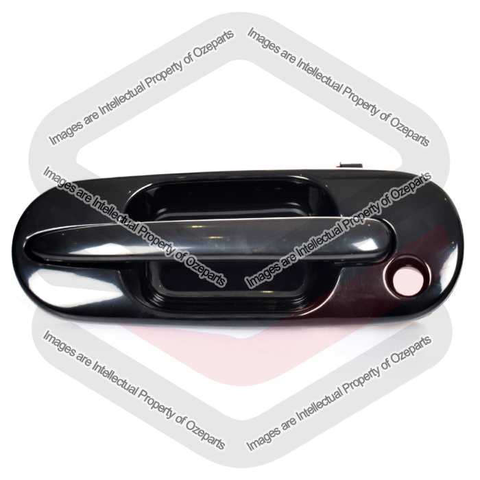 Door Handle Outer  Front (Smooth Black)