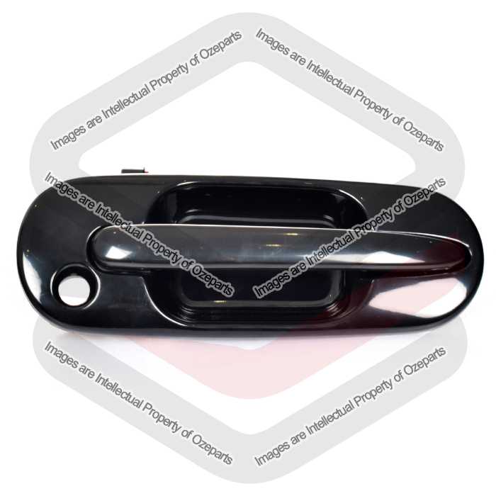 Door Handle Outer  Front (Smooth Black)