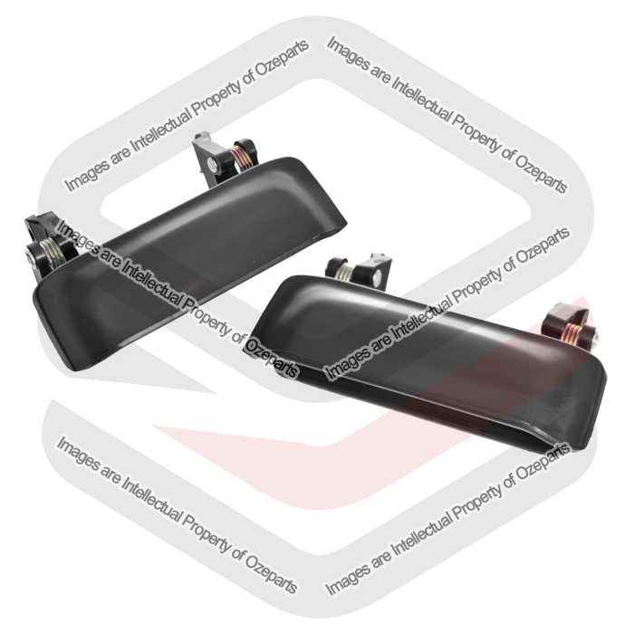 Ozeparts Fits Ford Explorer Wagon UN UP UQ 1996~2001 | FRONT or REAR Outer Door Handles (Black) | Pair of LH LHS Left Hand + RH RHS Right Hand