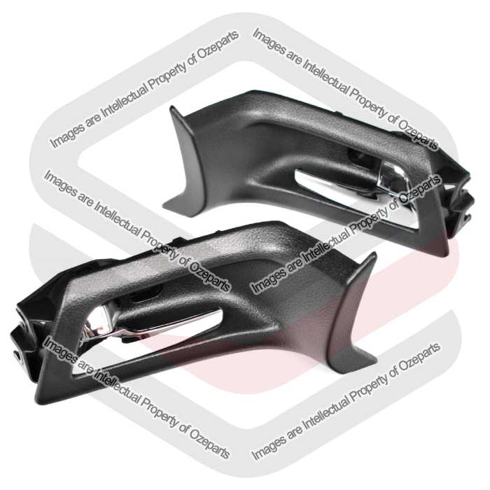 Door Handle Inner  Front (Chrome Black) (SET LH+RH)