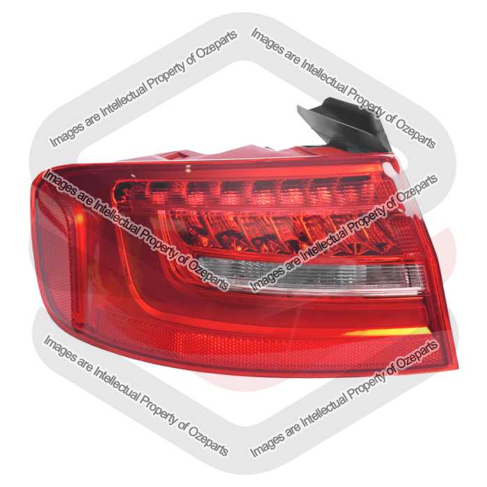 Ozeparts Fits Audi A4 / S4 B8 2012~2016 Sedan | Taillight Tail Light Rear Lamp (LED Type) | LH LHS Left Hand (Passenger Side)