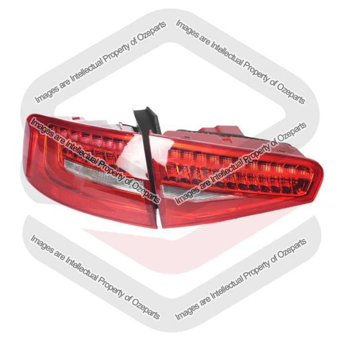 Tail Light + Rear Garnish AM (With LED) Sedan Only (Set 2 Pcs)