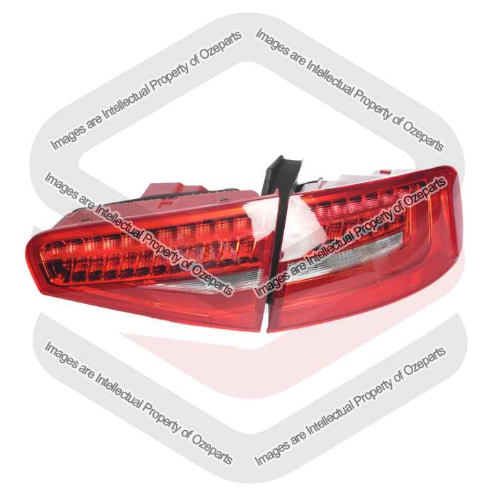 Tail Light + Rear Garnish AM (With LED) Sedan Only (Set 2 Pcs)