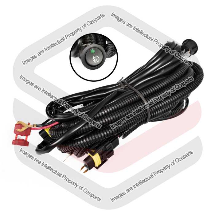 Universal Fog Light Wire Harness (Switch Inbuilt)