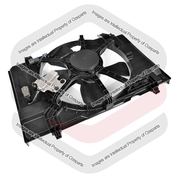 TYC Fits Nissan Tiida C11 2005~2012 Hatch / Sedan | Radiator Cooling Thermo Fan Assembly (Single Fan) | 1 Unit