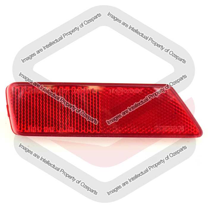 Bar Reflector Rear (Red Rectangular)