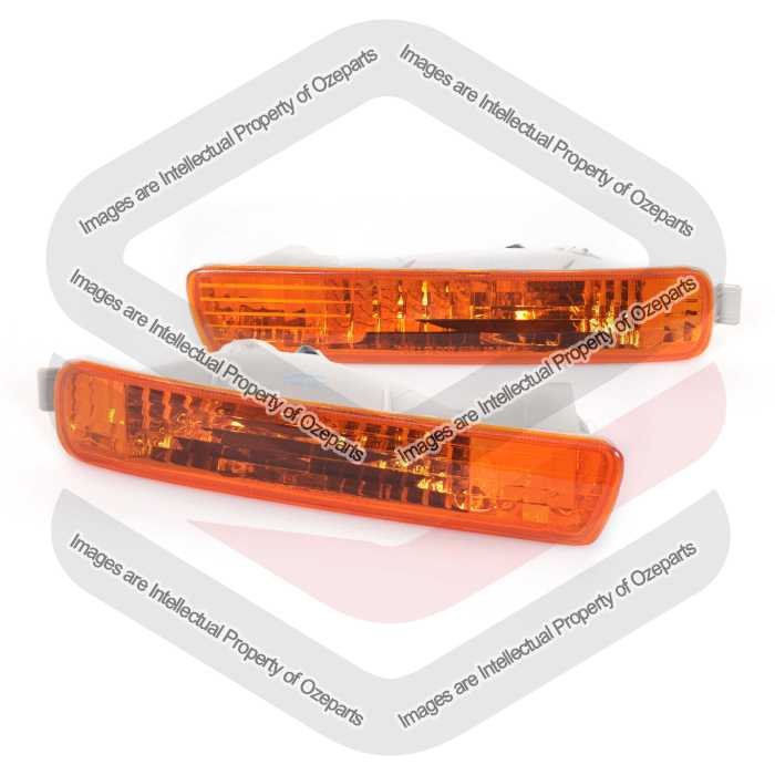 Bar Lamp AM (Amber) Length 28cm (SET LH+RH)