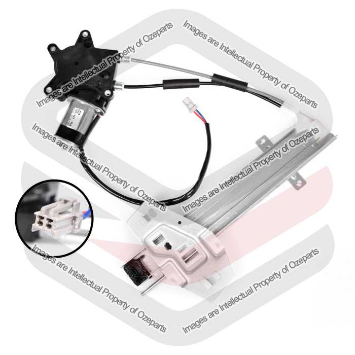 Door Window Regulator Rear (Electric With Motor)