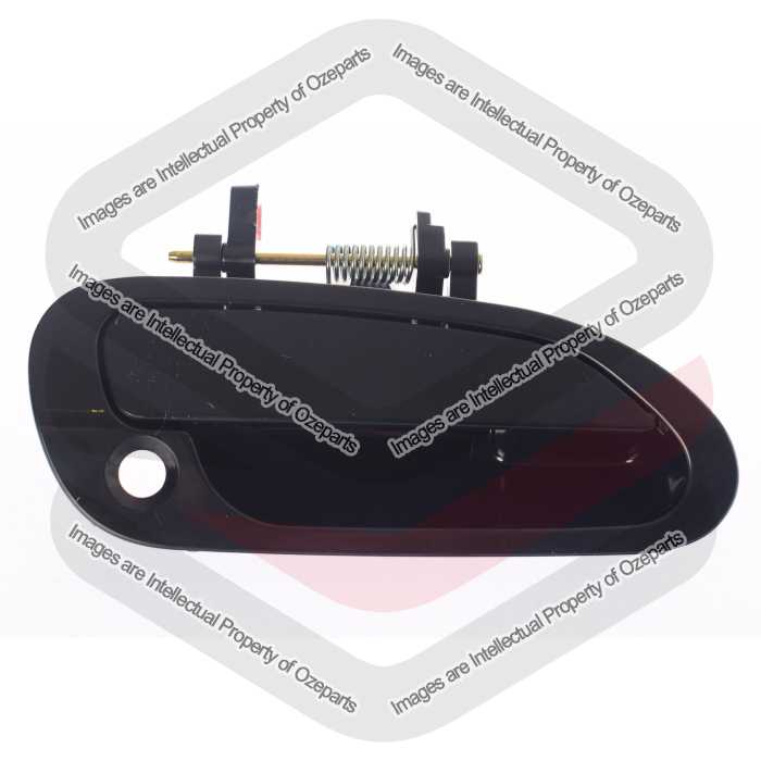 Ozeparts Fits Honda Accord CG CK 1998~2003 | FRONT Outer Door Handle (Black) | RH RHS Right Hand (Driver Side)