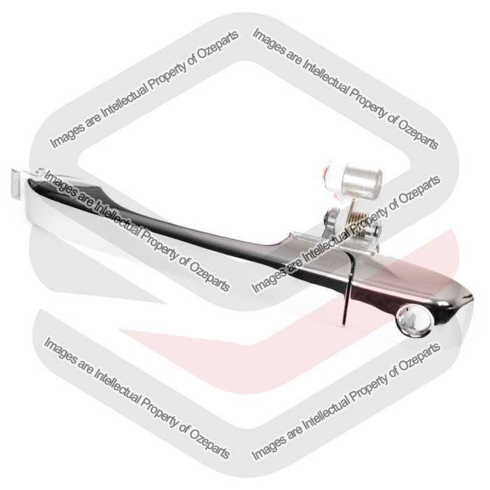 Ozeparts Fits Honda CRV CR-V RD 2002~2006 | FRONT Outer Door Handle (Chrome) | LH LHS Left Hand (Passenger Side)