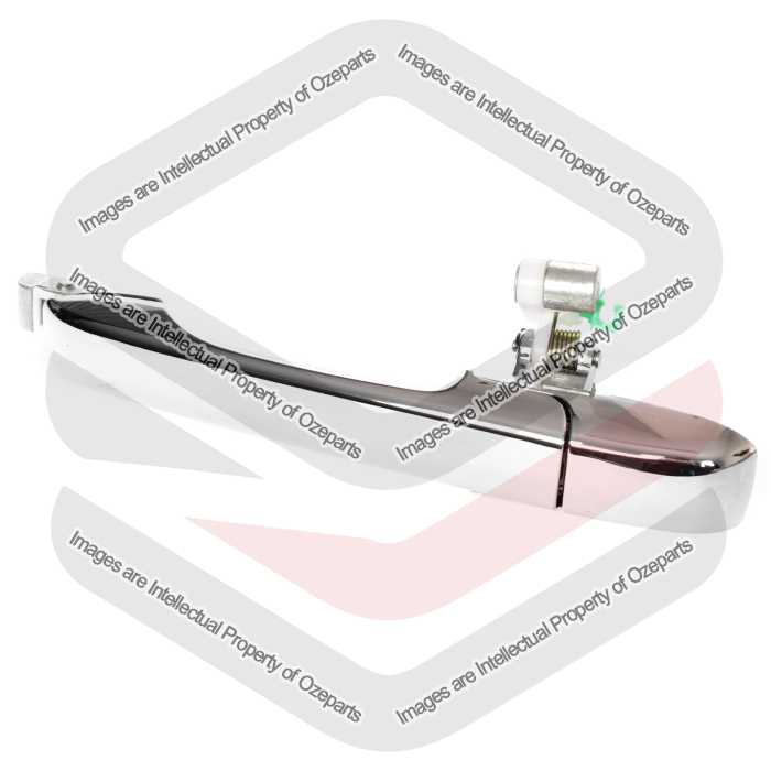Ozeparts Fits Honda CRV CR-V RD 2002~2006 | REAR Outer Door Handle (Chrome) | LH LHS Left Hand (Passenger Side)