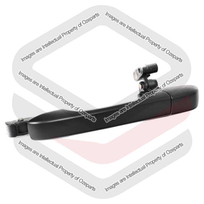 Ozeparts Fits Honda CRV CR-V RD 2002~2006 | REAR Outer Door Handle (Texture Black) | LH LHS Left Hand (Passenger Side)