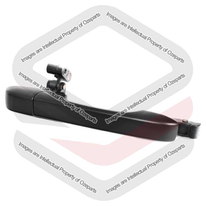 Ozeparts Fits Honda CRV CR-V RD 2002~2006 | REAR Outer Door Handle (Texture Black) | RH RHS Right Hand (Driver Side)