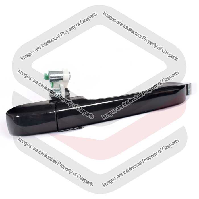 Door Handle Outer (Smooth Black)  Rear