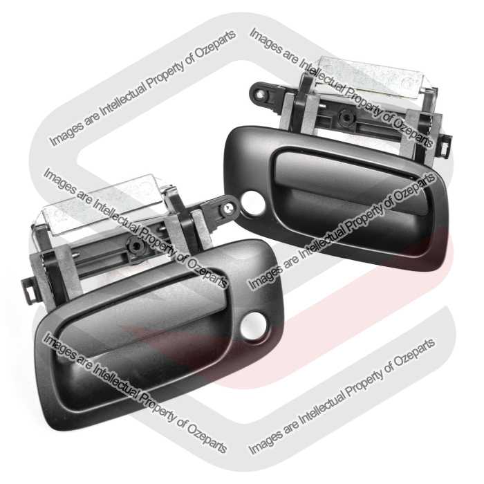 Door Handle Outer (Black)  Front (SET LH+RH)