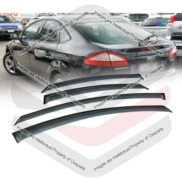 Ozeparts Fits Ford Mondeo MA MB MC 2007~2014 Sedan & Hatch | Complete Set of 4 Pcs Weathershield Weather Shields Sun Window Visor