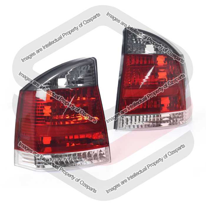 Tail Light (Clear On Top) Tinted (SET LH+RH)
