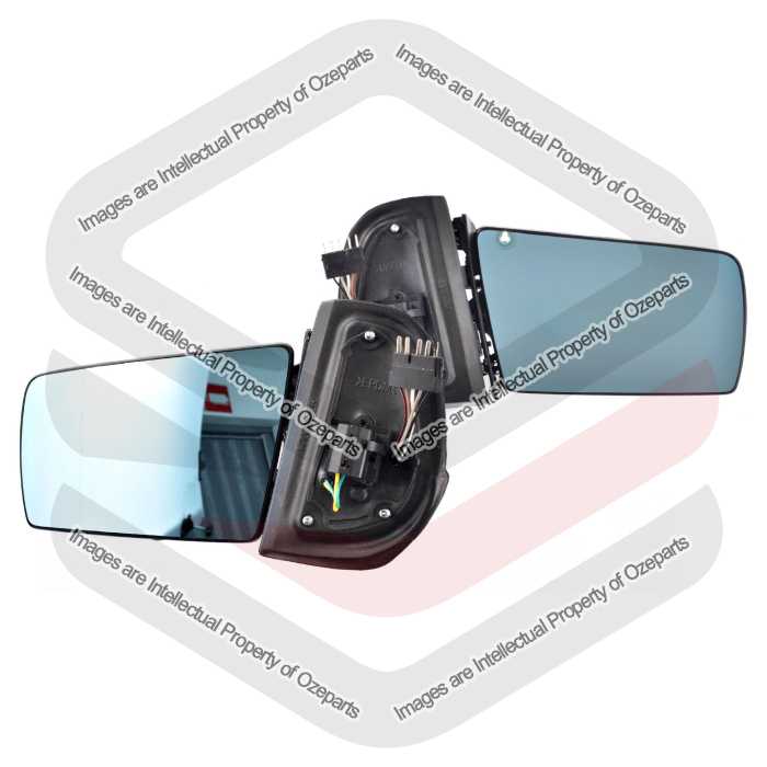 Pair LH+RH Electric Door Mirror (5+2 pins) For Mercedes Benz C Class W202 94~01