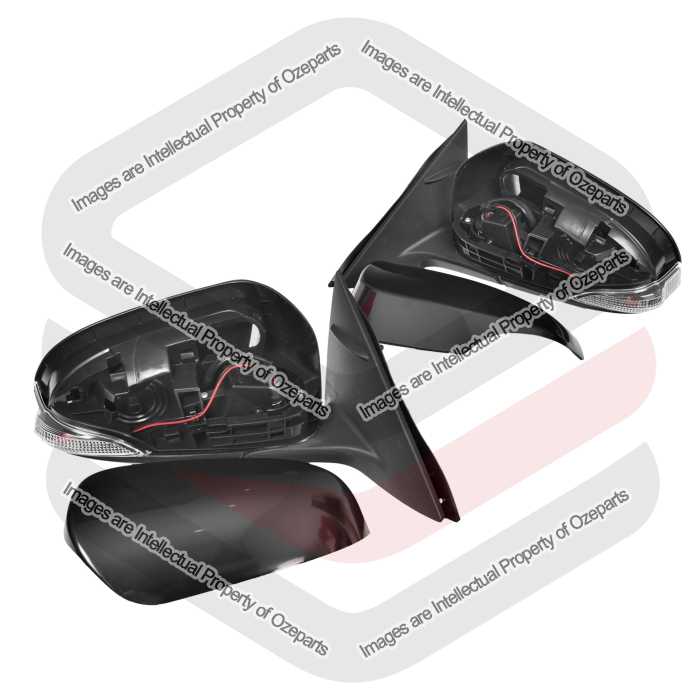 Pair LH+RH Electric Door Mirror For Toyota Camry ASV50 Series 2013~2015
