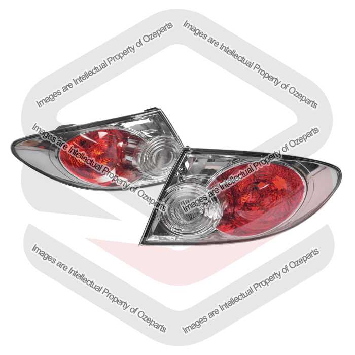 Set LH+RH Tail Light Lamp Non Tinted For Mazda 6 GG Series 2 05~07 Sedan / Hatch