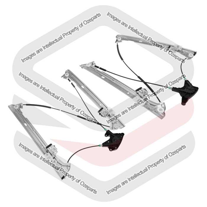 Door Window Regulator Electric (No Motor - 32 Teeth Gear)