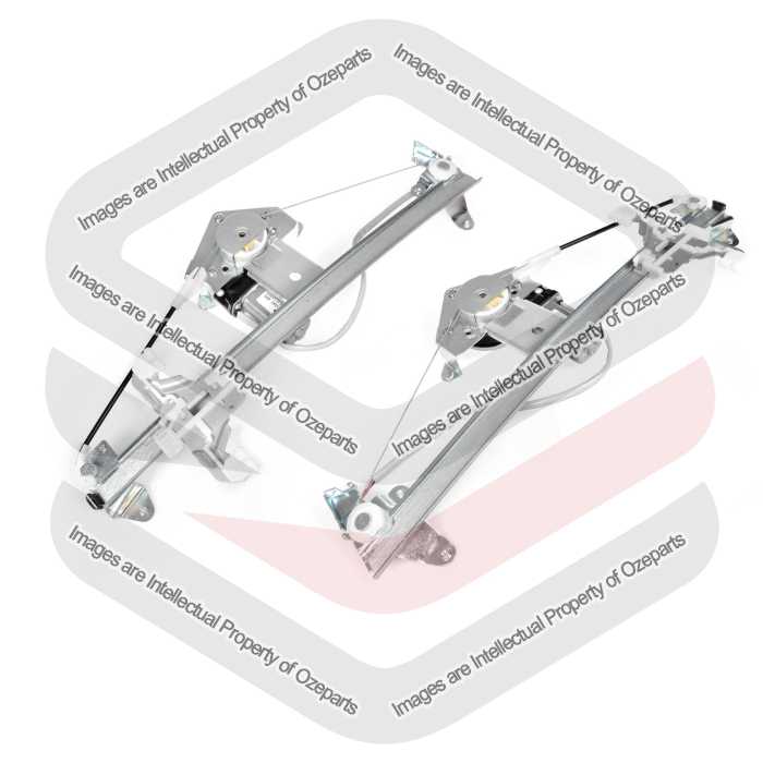 Door Window Regulator Rear (Electric With Motor) (SET LH+RH)