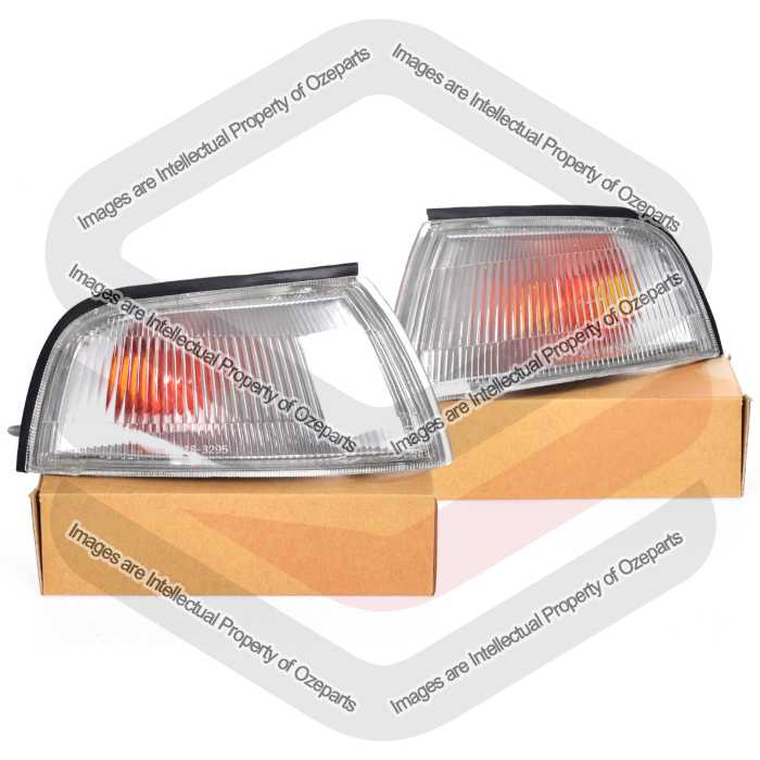Pair LH+RH Corner Light Indicator Lamp For Mitsubishi Lancer CE s1 96~98 Sedan