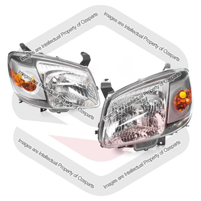Set / Pair LH+RH Head Light Lamp For Mazda BT-50 BT50 Ute UN Series 1 06~08