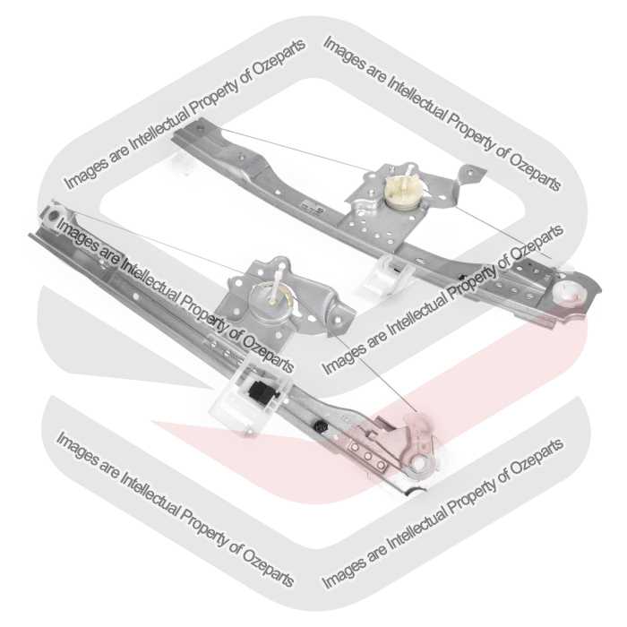 Door Window Regulator Rear - WL (Electric No Motor) (SET LH+RH)