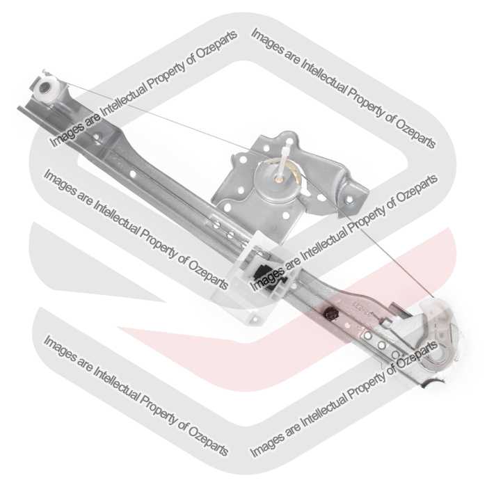 Door Window Regulator Rear - WL (Electric No Motor)