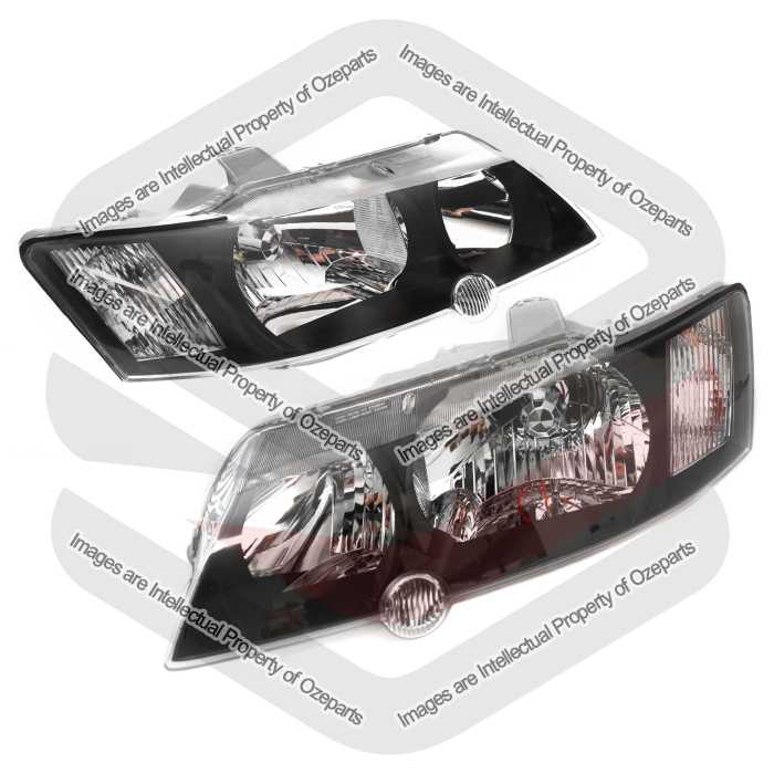 Head Light AM (Black) SS SV8 (SET LH+RH)