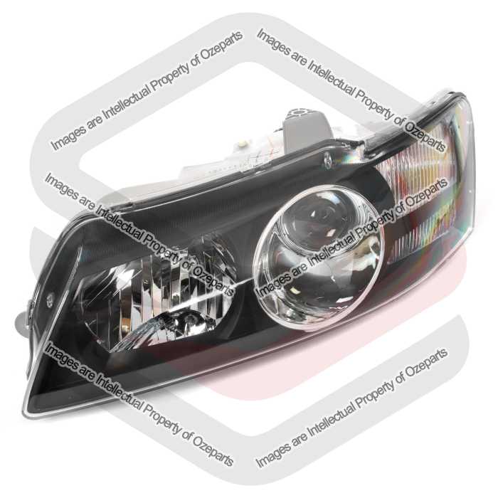 Head Light AM (Projector Black Calais International HSV)