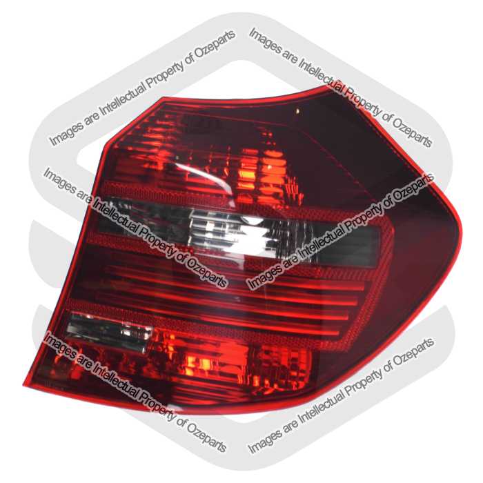 Tail Light AM (With LED, TINTED RED Lens)