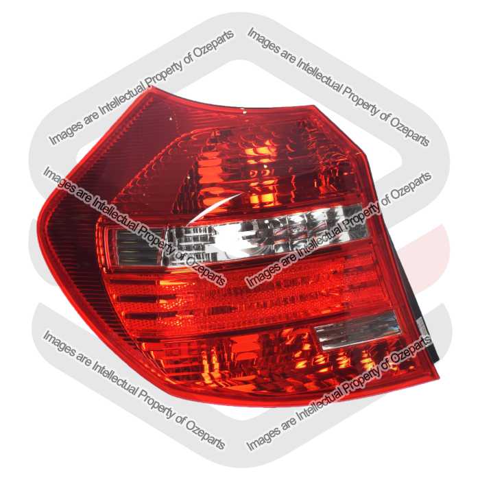 TYC Fits BMW 1 Series E87 5 Door Hatch 2007~2011 | Taillight Tail Light Rear Lamp (Non LED Non Tinted Red) | LH LHS Left Hand (Passenger Side)