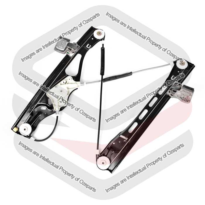 Door Window Regulator Front (Electric No Motor)