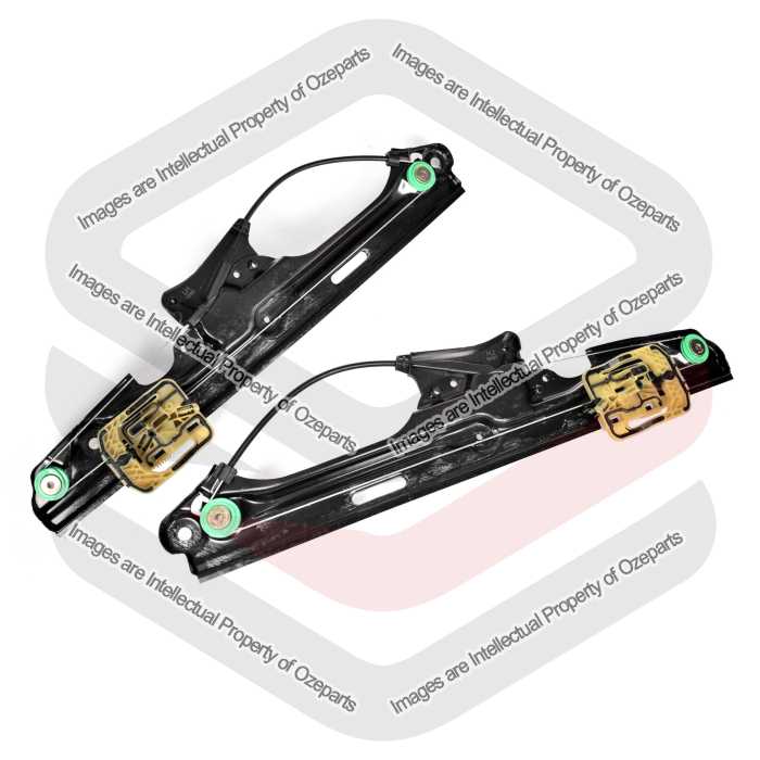 Ozeparts Fits BMW X3 F25 2013~2017 SUV | REAR Electric Power Door Window Regulators (Without Motor) | Pair of LH LHS Left Hand + RH RHS Right Hand