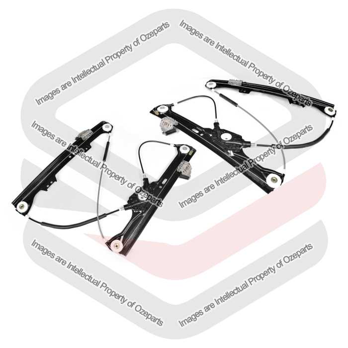 Door Window Regulator Front - WL (Electric No Motor) (SET LH+RH)