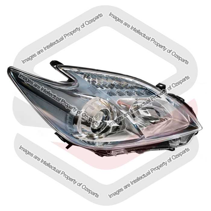 Head Light AM (Bluish Chrome) - Single Projector Halogen Type (TYC)