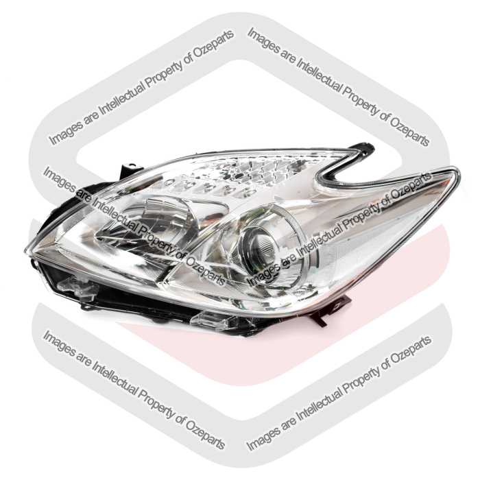 Head Light AM (Full Chrome) - Single Projector Halogen Type